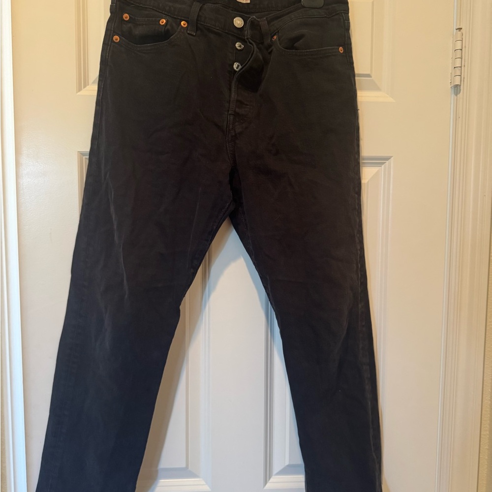 Levi's Black Straight-Leg Jeans